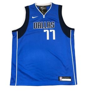 Nike Dri fit Dallas Mavericks Doncic luka Jersey Youth size XL NWT Blue NBA